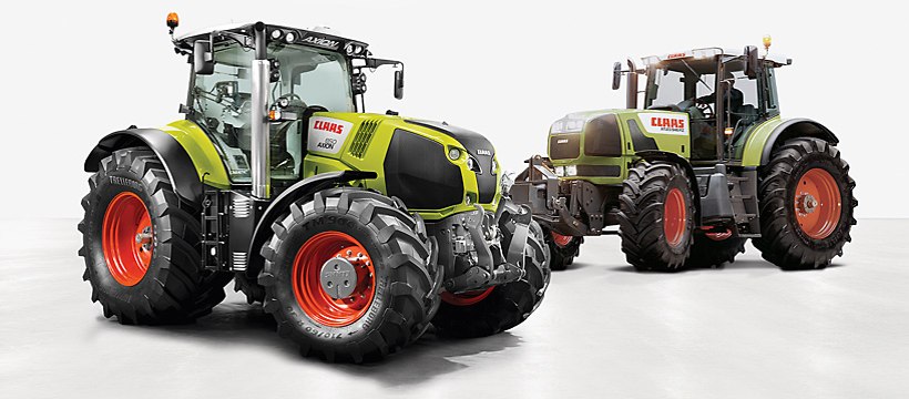 ARION, AXION, AXOS, ELIOS, NEXOS, TALOS, XERION Tractor